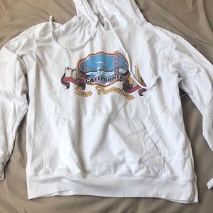 Brandy white san fran hoodie
